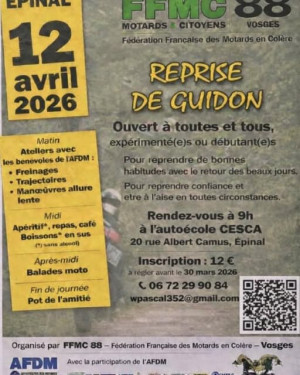 Journée Reprise de Guidon à Epinal